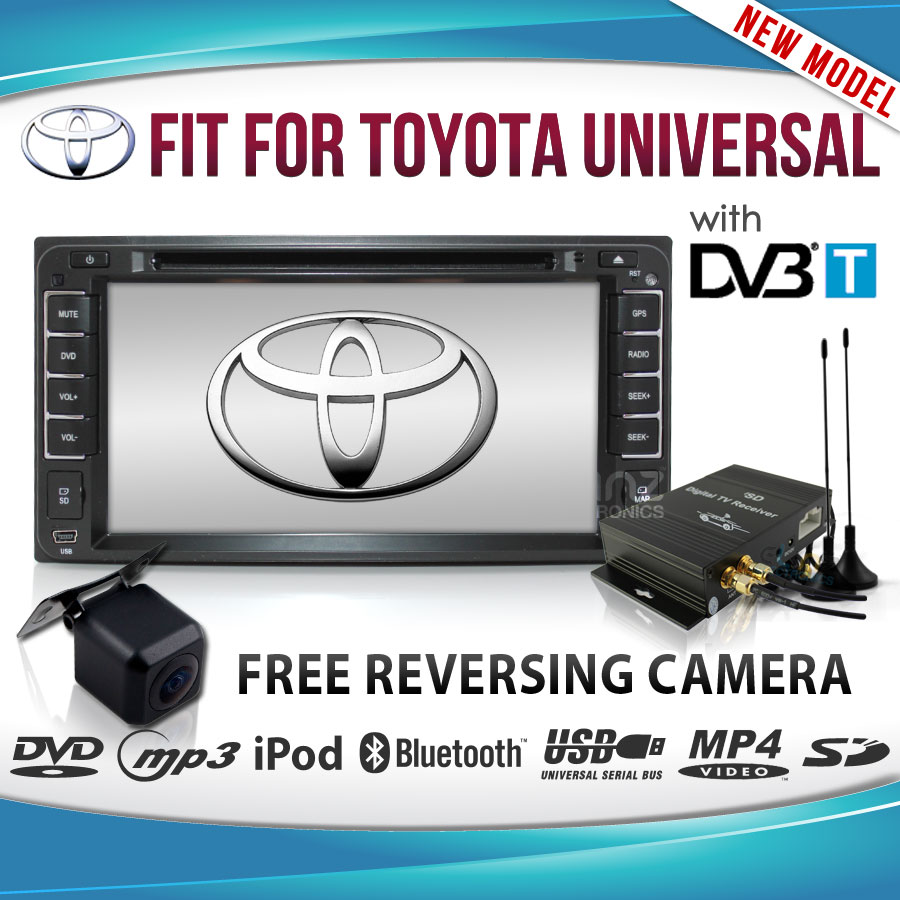 Toyota car dvd player with DVBT