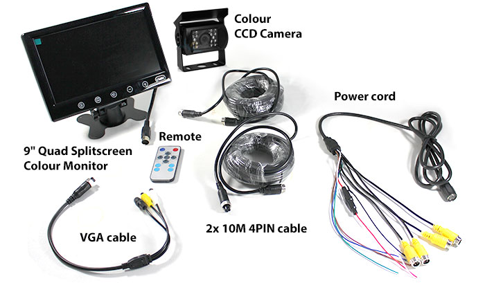 M70SPLTRV4PIN10M Reversing camera for cars - accessories