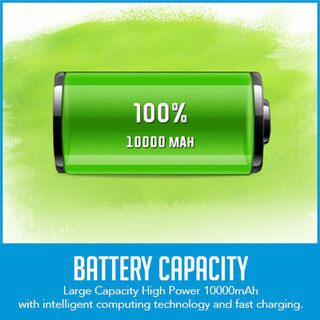 Maxxlee 10000mAh Solar Power Bank Dual USB Battery Charger Portable Torch Light Compass