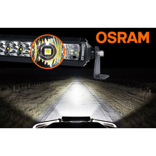 Cosmoblaze 10" Osram LED Light Bar Driving 1 Row Flood Spot Combo Beam 4x4 Truck