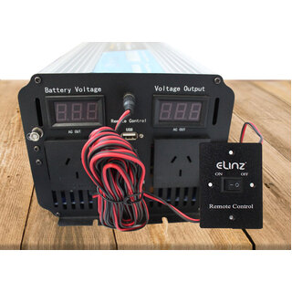 Elinz Pure Sine Wave Power Inverter 3000W/6000W 24V-240V Remote Control AUS Plug