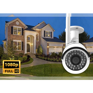 Elinz 4CH CCTV Wireless Security System 2MP 2x IP WiFi Camera 1080P NVR Outdoor No HDD