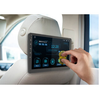 Elinz 2x 10.1" Android Active Car Headrest Monitor 1080P HD WiFi Touch Screen Digital Airplay Miracast No DVD Player