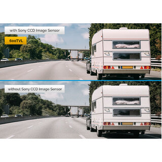 Elinz Reversing Camera Advanced 4PIN Cable CCD Night Vision MIC 600TVL Car Truck Caravan