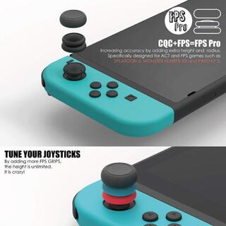 Skull & Co. Thumb Grip Set for Nintendo Switch Joy-Con Controller (Black)