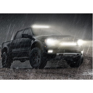 Elinz 26" inch 3 Rows LED Light Bar Work Driving Philips FLOOD SPOT COMBO Offroad 4WD