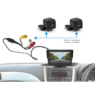 Elinz 4.3" Monitor + 12v Reversing Camera Kit Car Caravan LCD Rearview IR Night Vision