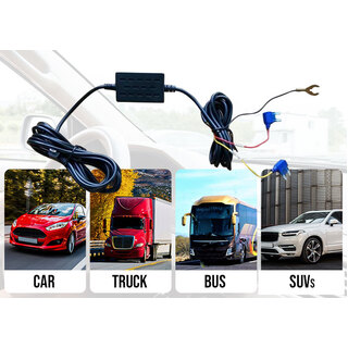 Elinz Car Dash Cam Hardwire Charger Fuse Kit Micro USB 11.8V Low Voltage Protection