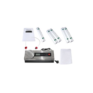 Elinz Stainless Steel Food Vacuum Sealer 4X EXTRA Rolls Packaging Saver Kitchen Weighing Scale