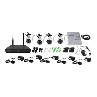 Elinz 4CH CCTV Wireless Security System 2MP IP WiFi Camera 4x 1080P NVR Outdoor 1TB H265