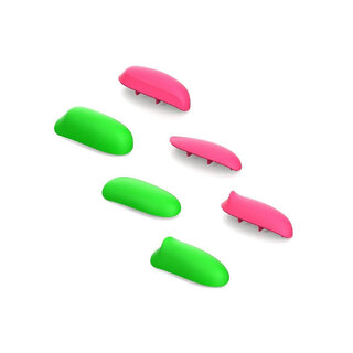Skull & Co. Replaceable Grip Set for Nintendo Switch (Neon Pink & Neon Green)
