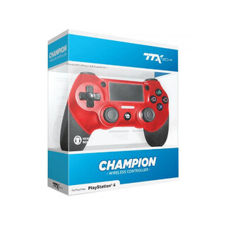 PS4 TTX Tech Champion Wireless Controller - Red