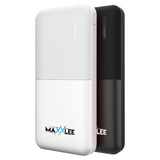 Maxxlee 10000mAh Power Bank Dual USB External Portable Battery Charger iPhone Android Mobile