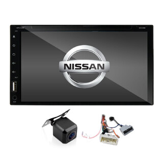 Elinz Nissan 7" In Dash Head Unit DVD Player Double Din Octa Core Android 10 GPS WiFi Reverse Camera Car Stereo T2