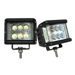 Elinz 2x 60W LED Driving WorkLight Flood Spot Beam CREE 12V 24V Lamp Light Offroad 4x4