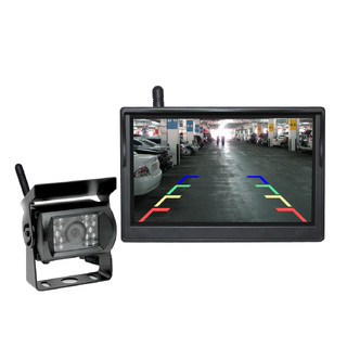 Elinz 5" Car Wireless Reversing Camera Monitor Rear View Kit CCD Reverse 12V 24V