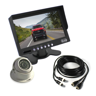 Elinz 7" Monitor HD 12V/24V Reversing CCD Eyeball Camera Truck Caravan