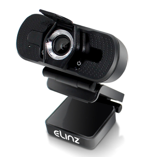 Elinz 2K Webcam Full HD 4MP 1440P Laptop Desktop PC Digital Web Camera Mic Privacy Cover