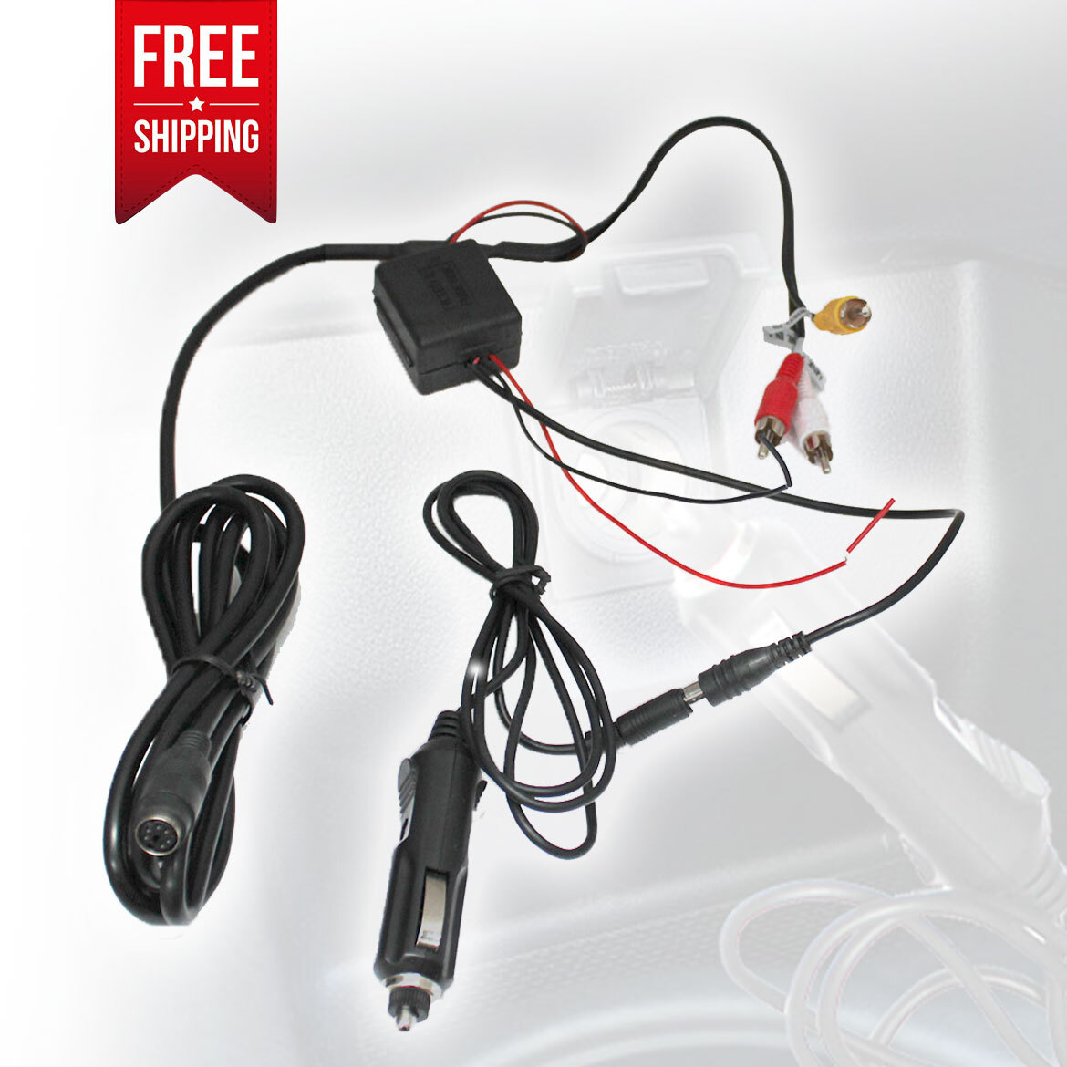  12V Car Charger for Portable DVD Player, Universal Car