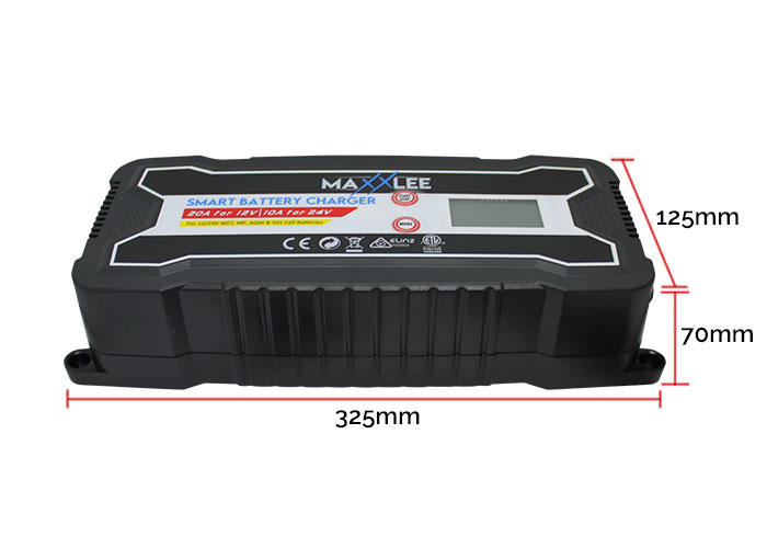 Car Battery Charger Dimensions