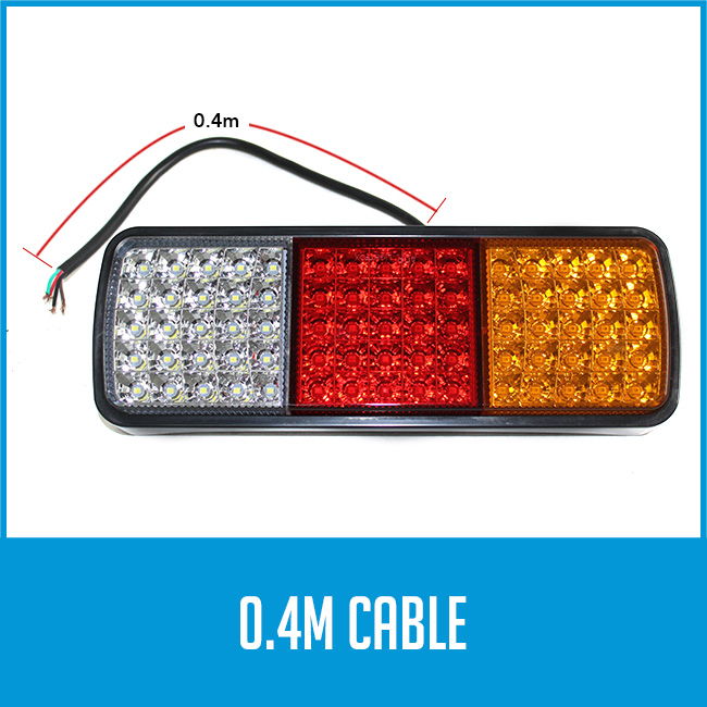 led tail light with 0.4m cable