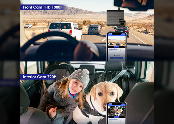 1080P Full HD Front Camera & 720P Interior Camera