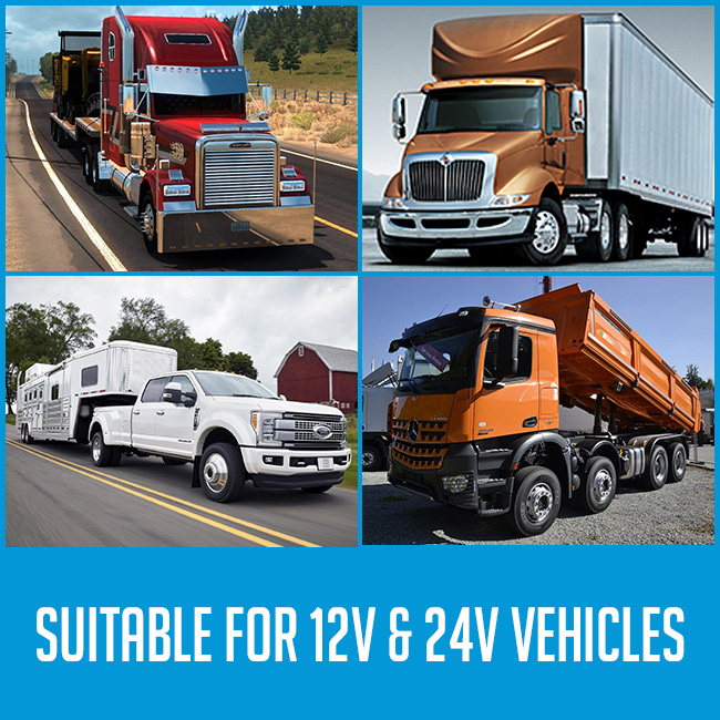 12V and 24V Vehicle Compatibility