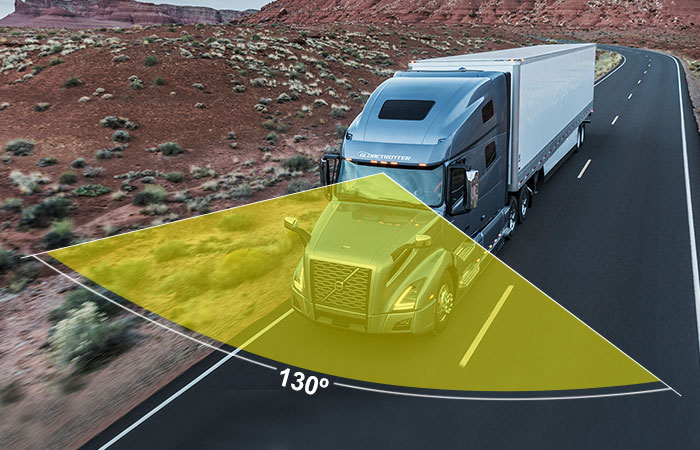 130 degree angle dual camera