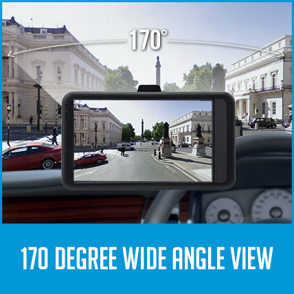 170 Degree Wide Angle Dash Cam