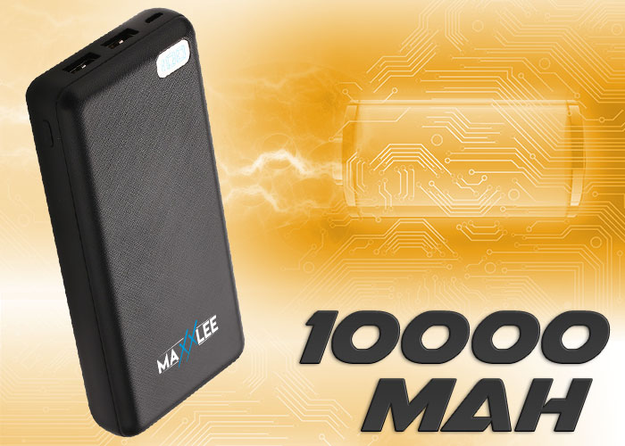 Powerbank 10000mAh Battery Capacity