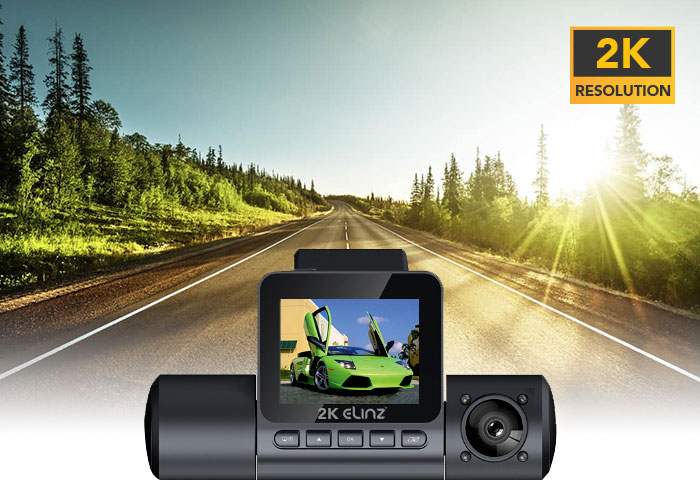 2K ULTRA HD Recording Dashcam