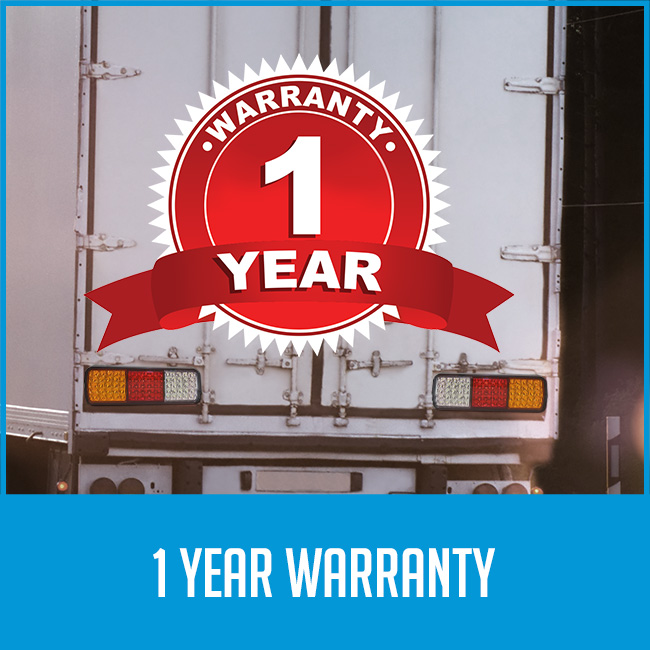 led tail lights 1 year warranty