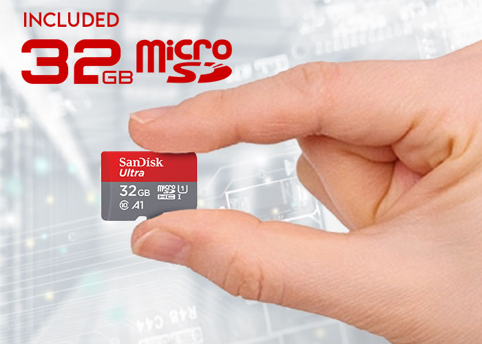 Dash cam with 32GB Micro SD Card