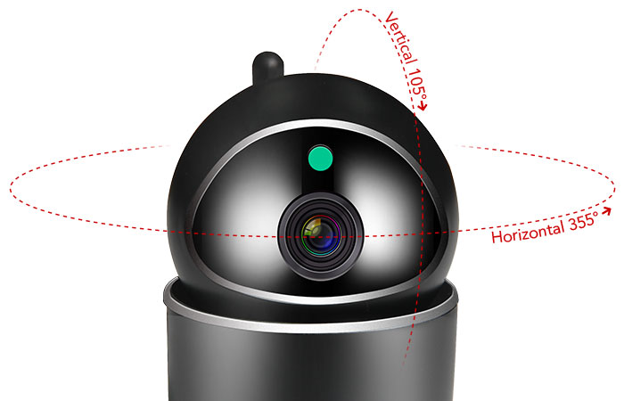 360 Degree Full Coverage CCTV Camera