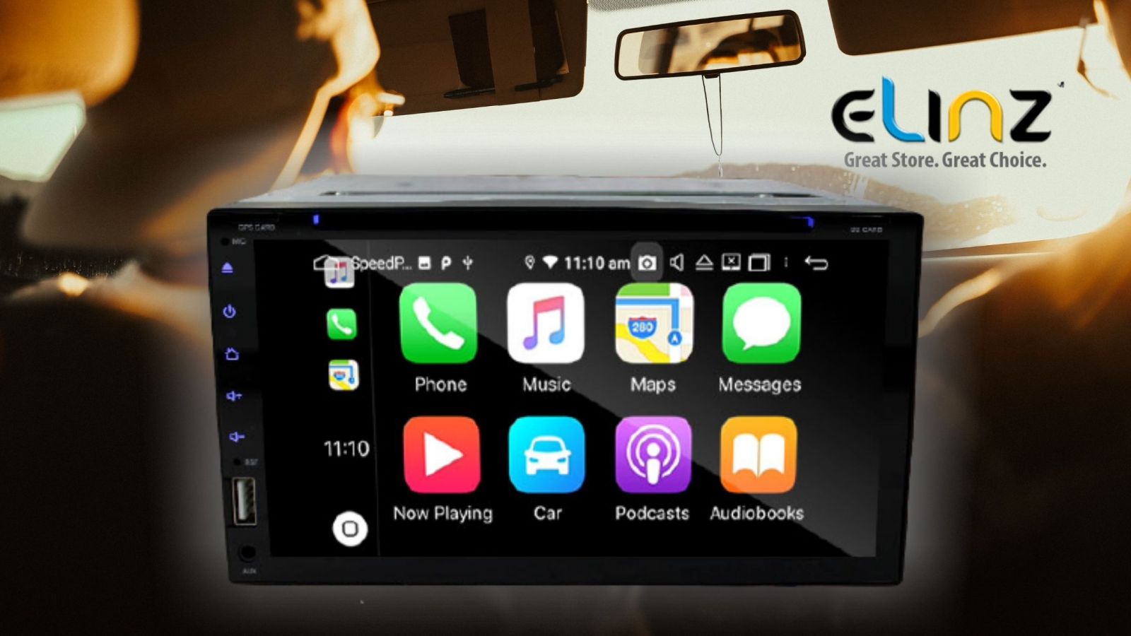 A modern In-dash Car DVD Player