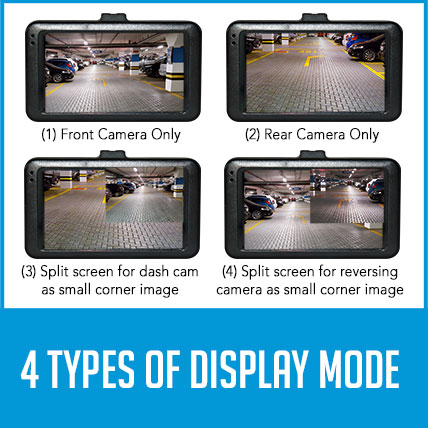 Display Mode of Dashboard Camera