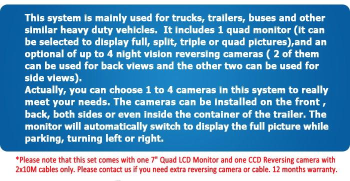 Back up camera set up