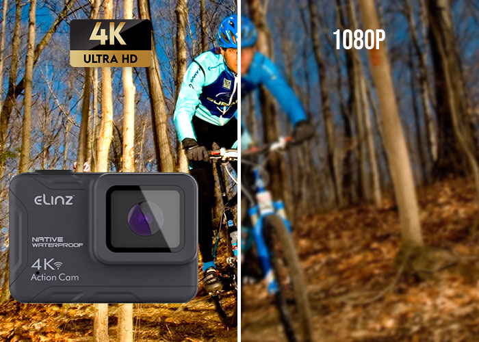 4K Ultra HD Resolution Action Camera