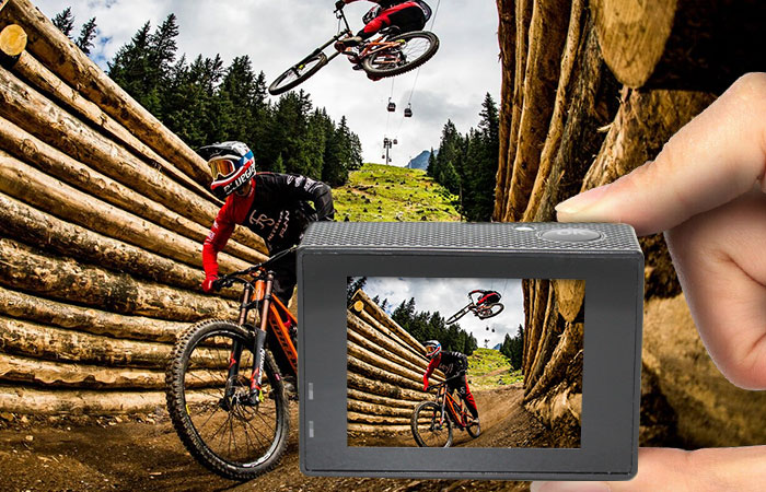 Action Camera 4K HD up to 60 frames per second