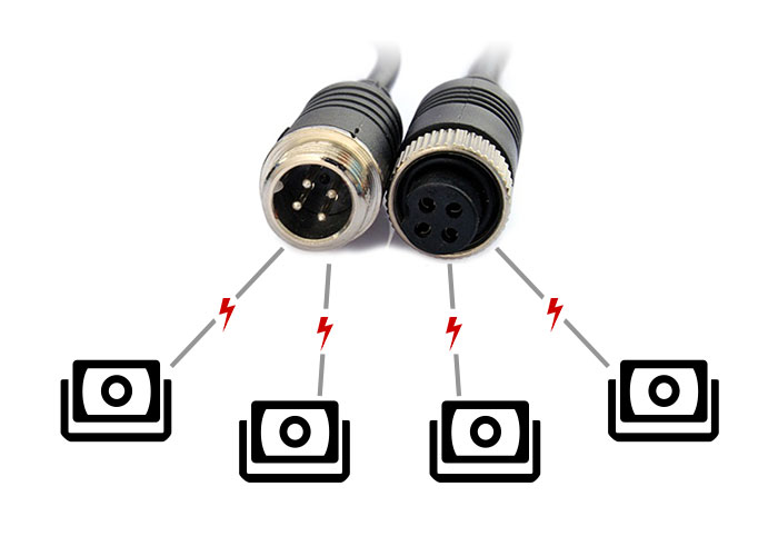 No need to connect power cable to camera