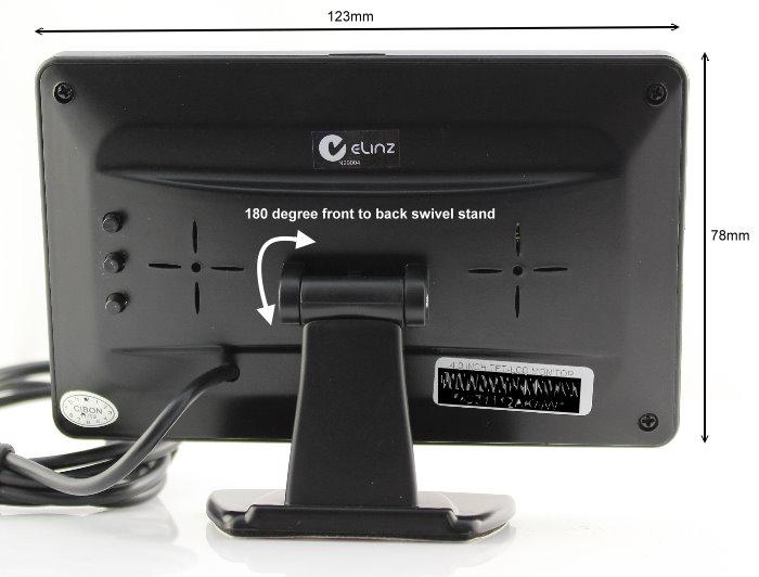 180 Degree Swivel Stand Reverse Monitor
