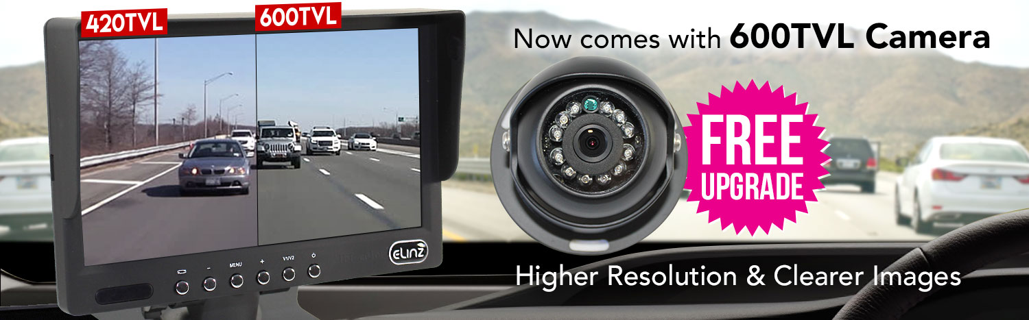 Upgraded 600TVL Eyeball Reversing Camera