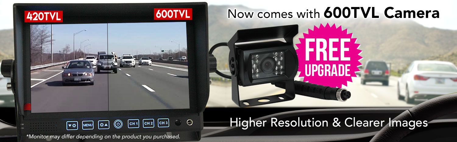 Upgraded 600TVL CCD Reversing Camera