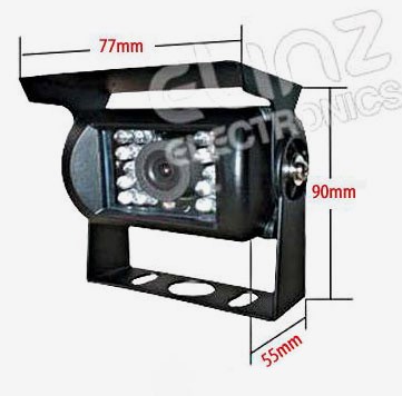 CCD Reversing Camera Dimensions