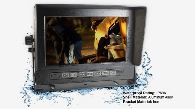 IP69K Waterproof Reversing Camera Monitor
