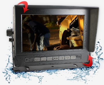 Monitor with four angle viewing switch