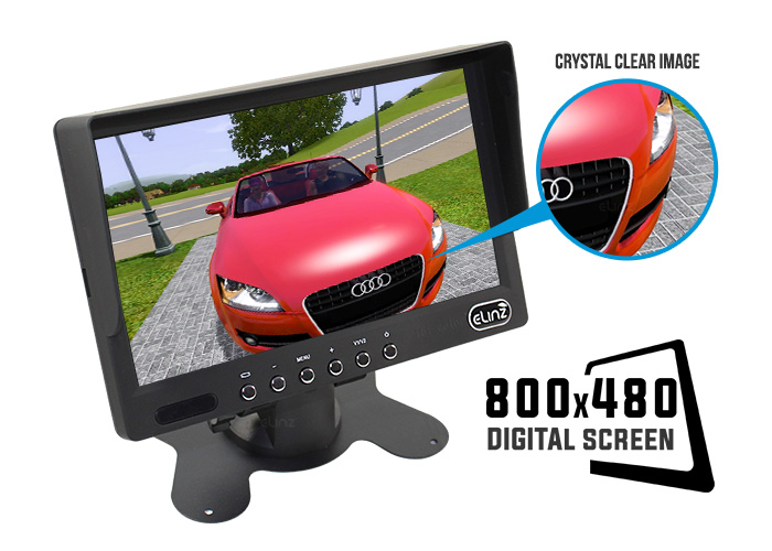 7 inch HD Monitor 800x480 Digital Screen