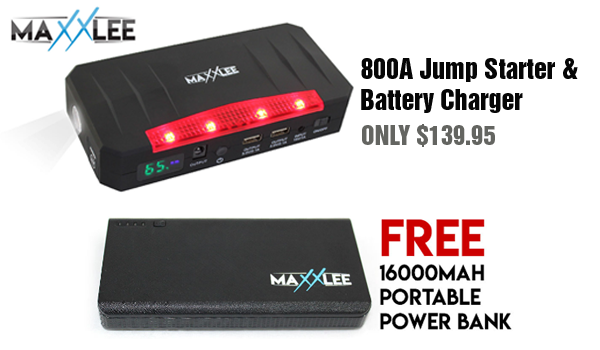 800a Car Battery Charger FREE mAh Powerbank