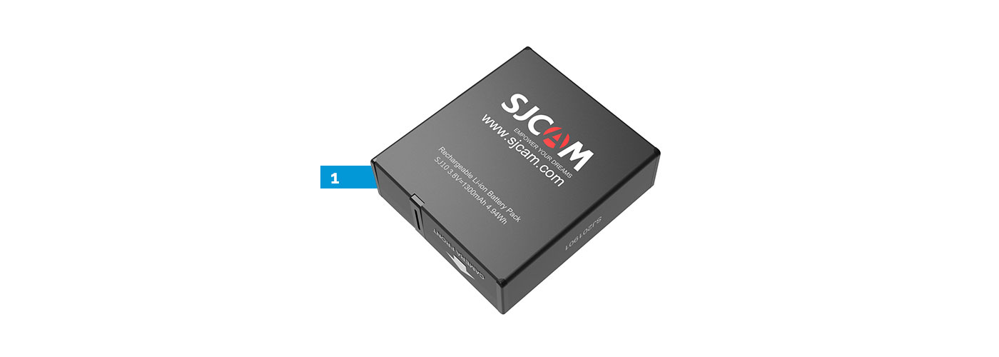 SJCAM SJ10X Action Camera, Accessories