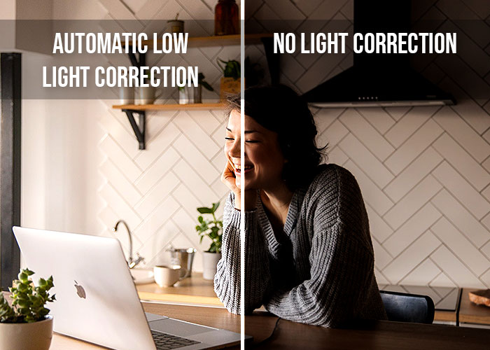 Automatic Low Light Correction Web Camera